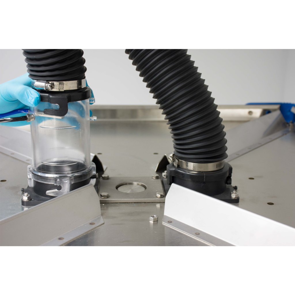 4" Stainless Steel Exhaust Connector Adapter with Two Ports Animal